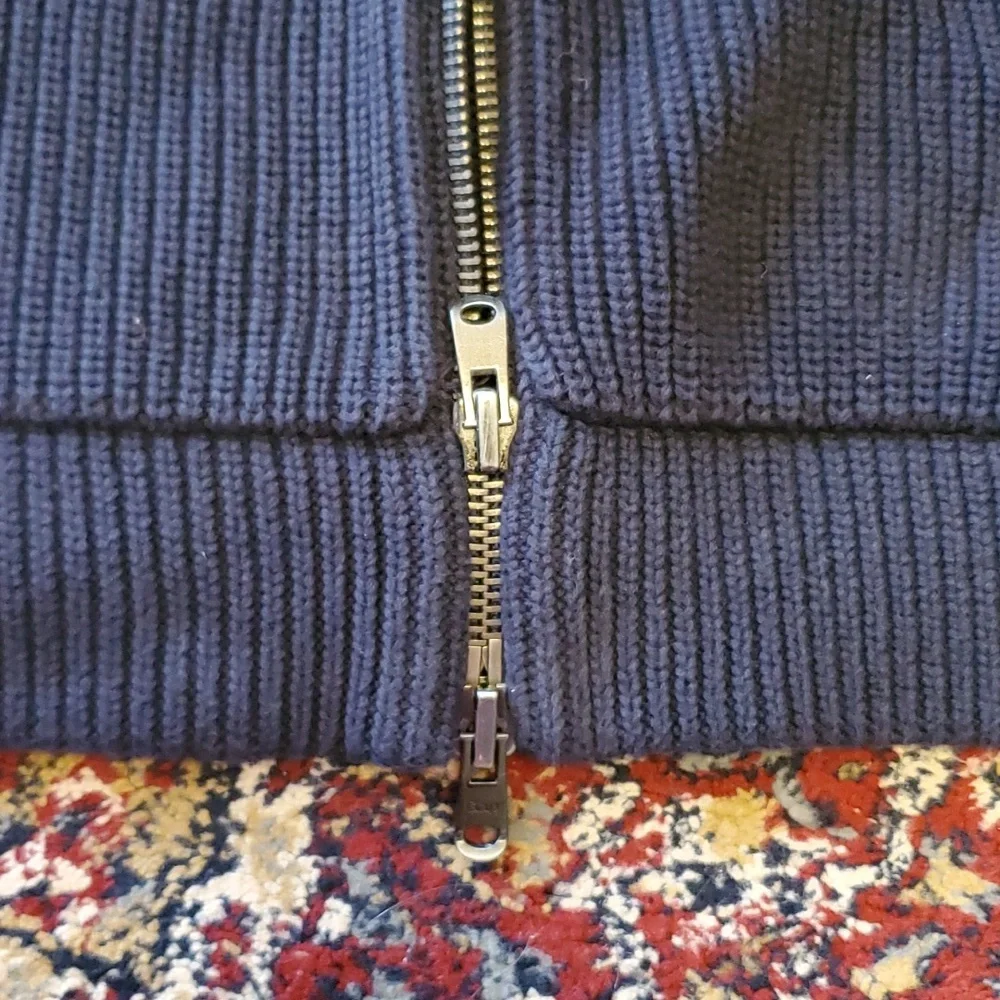 GAP Mockneck Sweater Jacket 100% Cotton - Picture 14 of 16